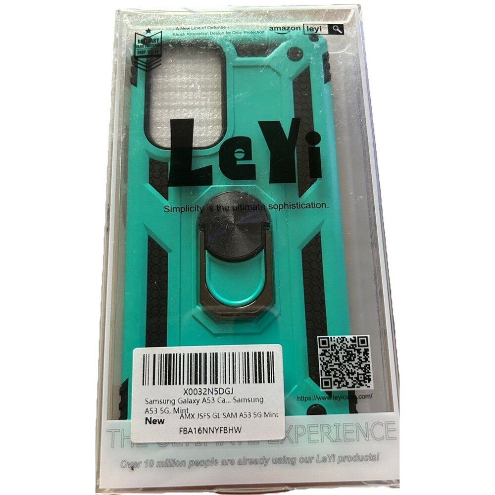 Leyi For Samsung Galaxy A53 5G Phone Case w/Kickstand